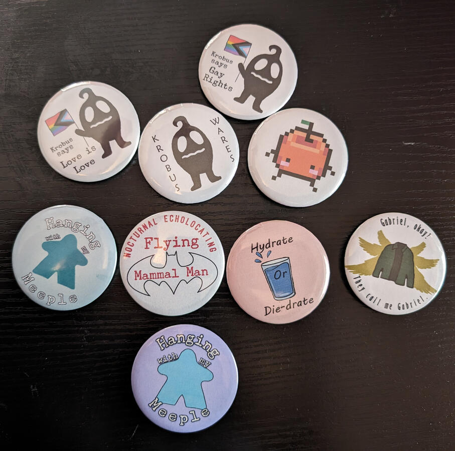 2.25" buttons 2.25" buttons