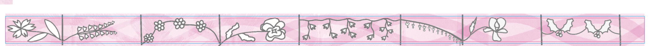 Floral washi tape Floral washi tape